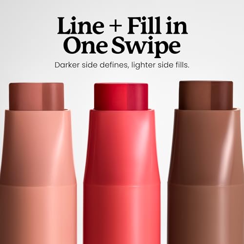 Sacheu DoubleDown Lip Definer 2-in-1 Lip Liner & Balm Glossed Over – Hydrating & Buildable