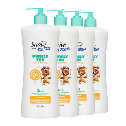 Suave Kids Purely Fun 3-in-1 Shampoo, Conditioner & Body Wash, 28 fl oz