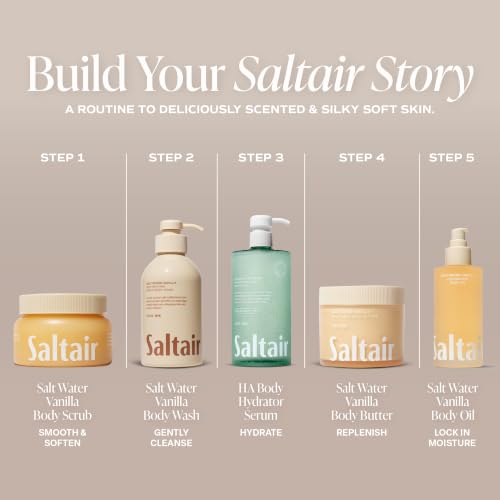 Saltair Vitamin C Body Scrub | Salt Water Vanilla, 18.5 oz