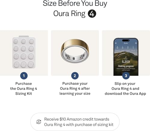 Oura Ring 4 Gold Size 9 - Sleep & Activity Tracker