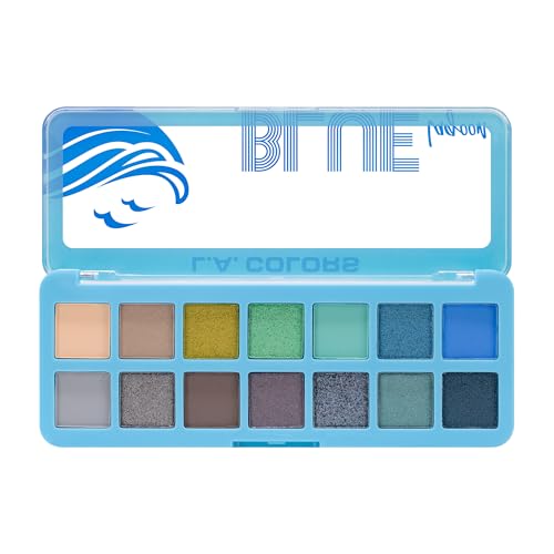 L.A. COLORS Coastal Chill Eyeshadow, Blue Lagoon CES439