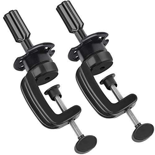 Teenitor Wig Mannequin Head Stand 2 Pack Black