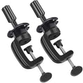 Teenitor Wig Mannequin Head Stand 2 Pack Black