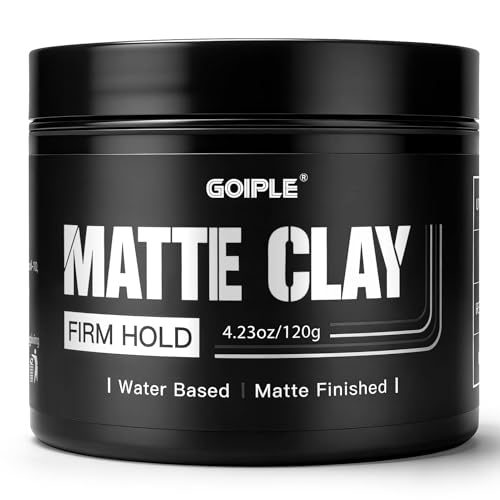 Goiple Men's Hair Styling Clay - Firm Hold, Matte Finish 120g