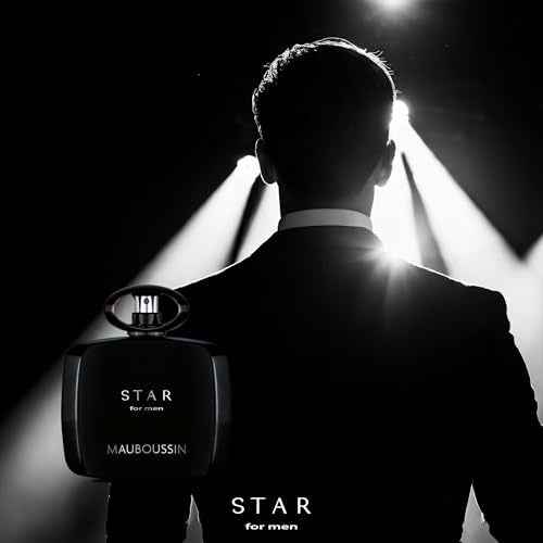 Mauboussin - Star For Men 90ml (3 Fl Oz) - Eau de Parfum for Men - Woody & Amber Scents