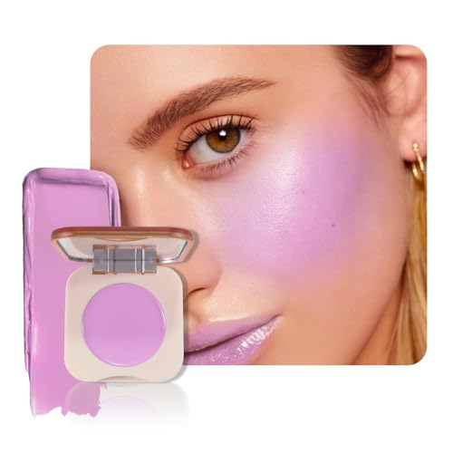 Lavender Cream Blush for Cheeks - Matte Finish Makeup