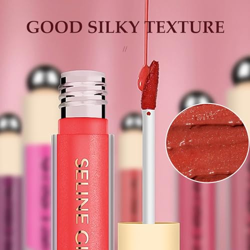 Gloss, Lipgloss for Women Waterproof, Lipstick Makeup Smooth and Comfortable, Lip Tint Brilliant Pearl Light, Lip Balm Gift For Girls Mom #pink