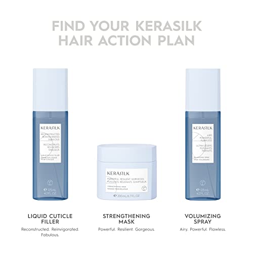 KERASILK Texturizing Finishing Spray | Flexible Hold | Creates Natural Texture, Volume & Body | Anti Humidity Effect | With Heat Protection