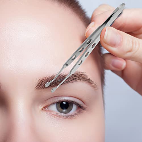 iplusmile Meibomian Gland Expressor Tweezers Stainless Steel Eyelid Massage Tool for Dry Eye Relief with Precision Tip 4.13 Inch Eye Gland Treatment Instrument