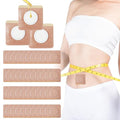 40pcs Castor Oil Patches, Urknall Castor Oil Pack Wrap Organic Cotton Belly Button Patches for Caster Oil Self-Adhesive Pads Belly Patch Anti Leakage Design No Wash & Portable