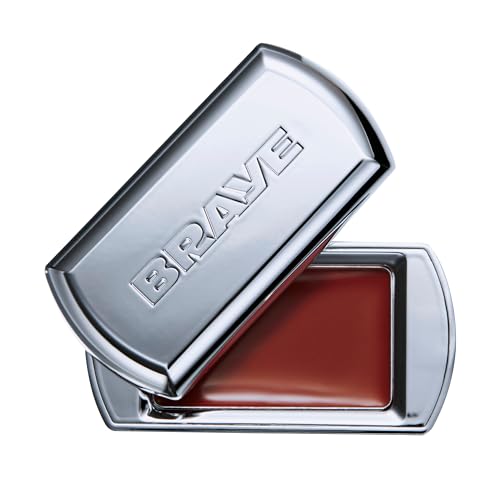 BRAYE Lipsleek Lip Balm, Monochromatic Cream Blush 2-in-1 Face Makeup, Hydrating & Mood Buildable, Vegan + Cruelty-Free Glow for Cheeks l 08 Roughly