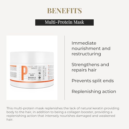 Salerm Damaged Hair Repair Mask with Hydrolyzed Keratin 250ml - Strengthen & Nourish