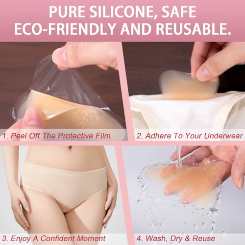 Camel Toe Concealer Pads - 5 Pack Invisible Adhesive Covers