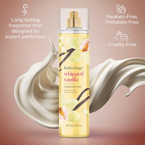 Bodycology Whipped Vanilla Body Mist, 8 fl oz (Pack of 2)
