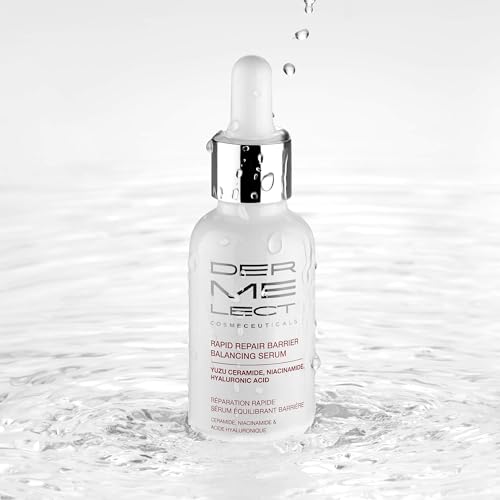 Dermelect Cosmeceuticals Rapid Repair Barrier Balancing Serum ? Super-Hydrating Treatment with Niacinamide, Hyaluronic Acid, Prebiotics, & Antioxidants for Smooth, Radiant Skin 1.0 oz