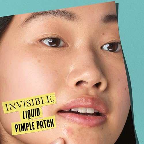 Kiehl's Truly Targeted Acne-Clearing Pimple Patch with 2% Salicylic Acid, Invisible Liquid Spot Treatment, 4% Niacinamide Fades Post-Acne Marks, 0.2% Licorice Root Soothes Redness - 0.5 fl oz
