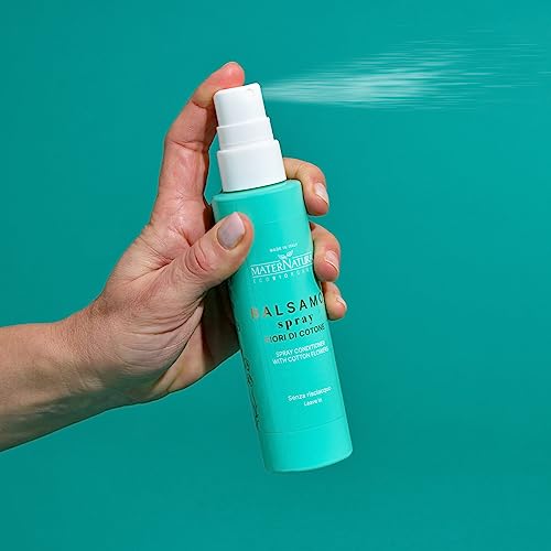 Maternatura Cotton Flower Detangler Spray for Oily Hair - 5 Fl Oz