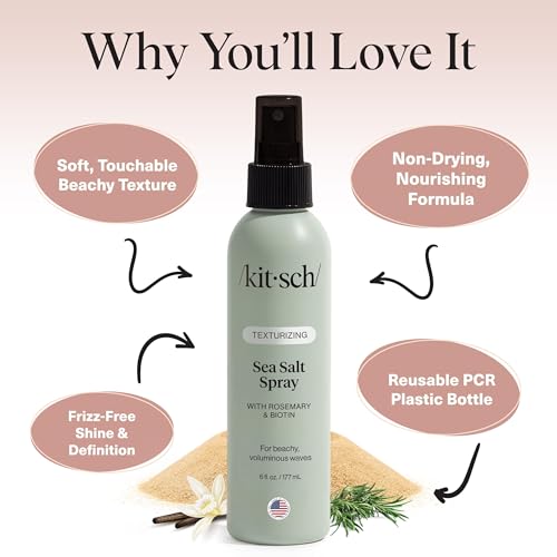 Sea Salt Spray for Hair - Rosemary, Biotin & Magnesium