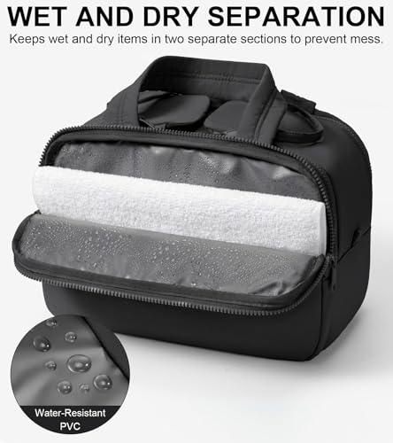 Large Waterproof Toiletry Bag for Women – Quilted Makeup Organizer