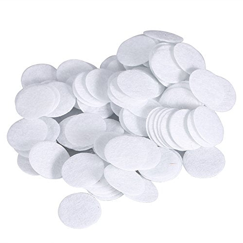 Microdermabrasions Filters, 500pcs Replacement Sponge Cotton Filter Round Filtering Pads Microdermabrasion Filters Facial Vacuum Filters for Blackhead Removal Beauty Machine(10mm)