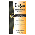 #57 Dark Brown Bigen Permanent Powder - 6 Pack