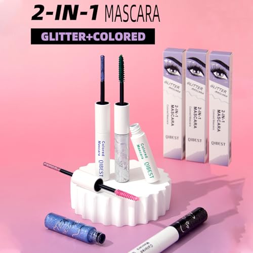 Dulele 12 Colors Mascara Set - Volumizing & Lengthening