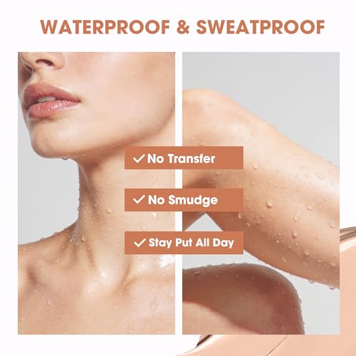 Waterproof Tattoo Cover Up Makeup with Brush - Full Coverage Concealer