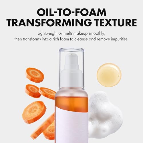 ELROEL Carrot Oil to Foam Cleanser - Hydrating Makeup Remover