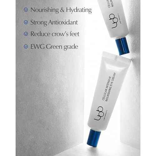 LBB Cellular Intensive Nourishing Eye Cream - Vegan Eye Lifting Treatment - Improves Wrinkles, Anti Aging, Nourishing - Tangerine Cellular Water, Shea Butter, Vitamin E, 0.5 oz.