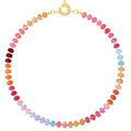 KELORIS PATH Beaded Gemstone Choker Necklace for Women