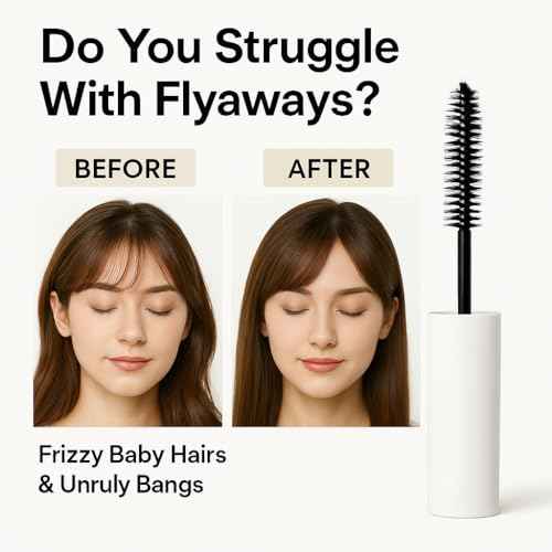 Hair Finishing Stick Super Hard ? Flyaway Tamer and Baby Hair Control Stick for Bangs, Long-Lasting Hold, Quick-Dry, Non-Greasy Japanese Formula, Fruity Floral Scent, Made in Japan