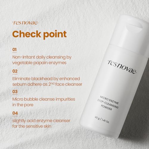 Enzyme Cleansing Powder ? 40g (1.41 oz) ? Purifies Pores, Removes Blackheads & Whiteheads, With Papain Enzyme for Smooth & Clear Skin | Low pH, Non-Irritating, For Sensitive Skin