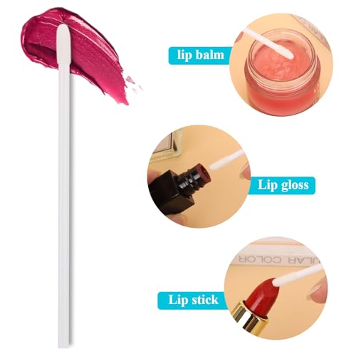 300Pcs Disposable Lip Brushes - Lint Free Lipstick Wands