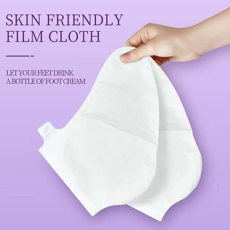 Lavender Exfoliating Foot Peel Mask - 6 Pack for Soft Feet