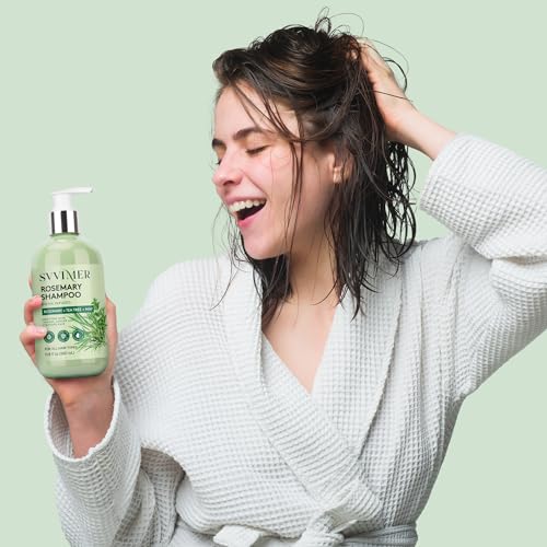 Rosemary Hair Thickening Shampoo with Biotin & Tea Tree Oil