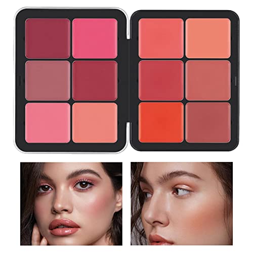 MeiPlumLai 12-Color Concealer & Blush Palette - Full Coverage Face Makeup