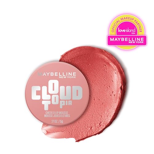Maybelline Cloudtopia Blush & Lip Mousse in Dreamy Dawn - 0.17 Fl Oz