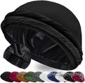 Satin Lined Halo Turban Durag – Pre-Tied Headwrap for Hair Care