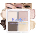 Kaely Natural Nude Powder Eyeshadow Quad 0.2oz Waterproof & Blendable