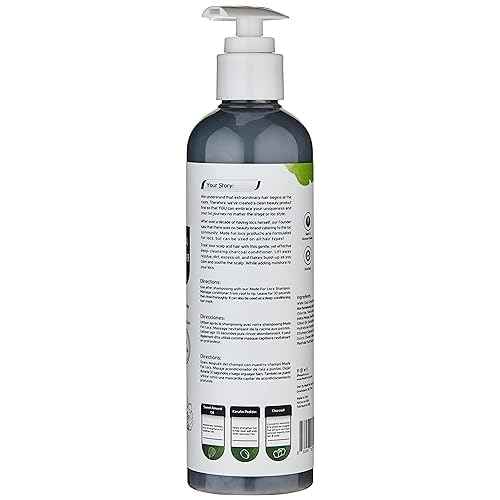 Made For Locs Black Charcoal Conditioner | Dreadlocks/Locs Detox Charcoal Conditioner | 8 oz