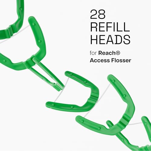 REACH Ultraclean Access Flosser Refill Heads, 28 Count