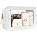 LETGO Clear Makeup Bag, TSA Approved Travel Toiletry Organizer