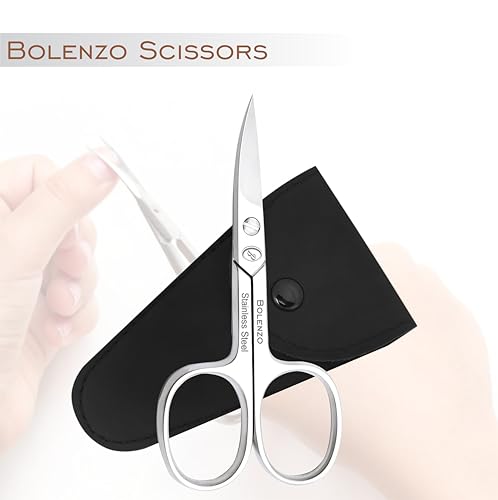Curved Nail Scissors - High Carbon Stainless Steel, Men & Women