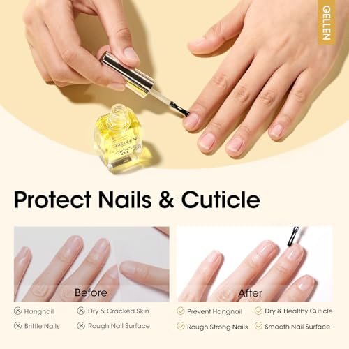 GELLEN Nail Dehydrator Primer & Cuticle Oil Set - 18ML