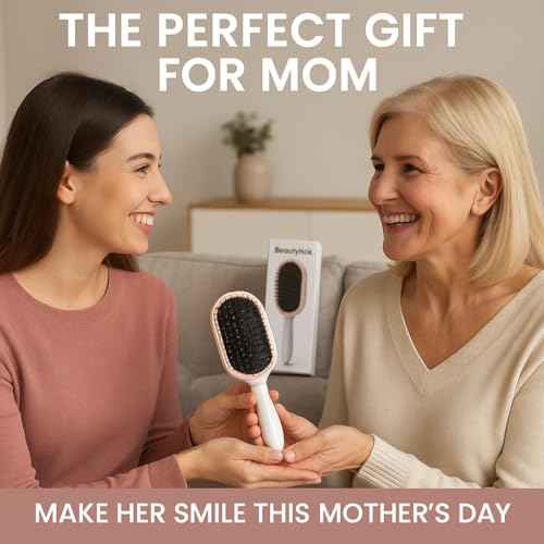 PAK Travel Hair Brush with 30 Hair Accessories for Girls Included - Built in Strorage - Boar And Nylon Bristle - Anti-Static Paddle Travel Brush by BeautyHak