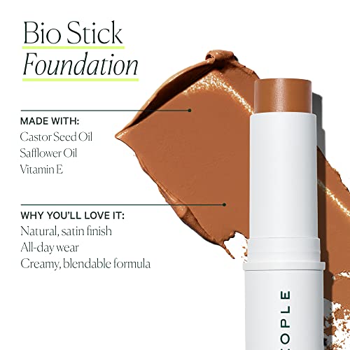 Well People Bio Stick Foundation, Creamy, Multi-use, Hydrating Foundation For Glowing Skin, Creates A Natural, Satin Finish, Vegan & Cruelty-free, 4C