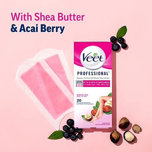 Veet Full Body Waxing Kit for Normal Skin,