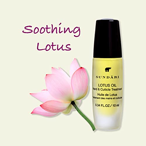 SUNDARI Lotus Hand & Cuticle Oil - Hydrating Roll-On Treatment
