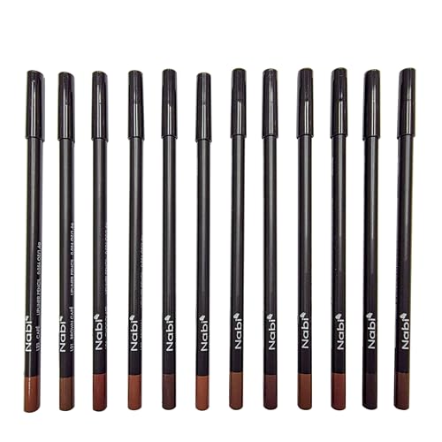 Nabi Lip Liner Pencil Set 12 Brown Shades
