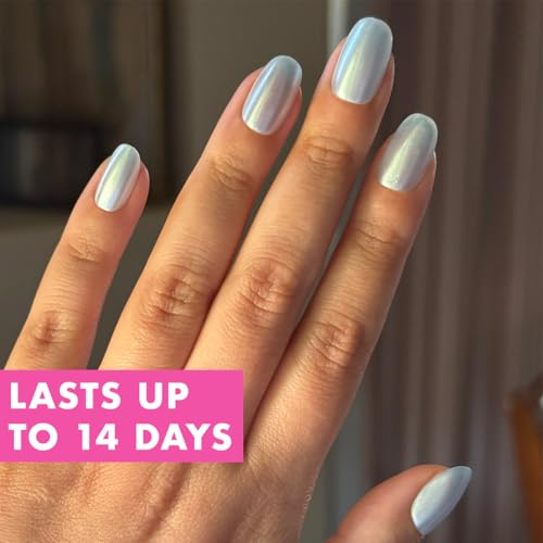 Olive & June Maximalist Sky Chrome Press-On Nails - Real-Looking, Salon-Quality Fake Nails